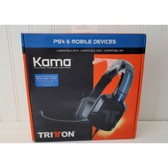 Triton Kama Stereo Headset for Sony PS4  & Mobile Devices NIB - Picture 1 of 7